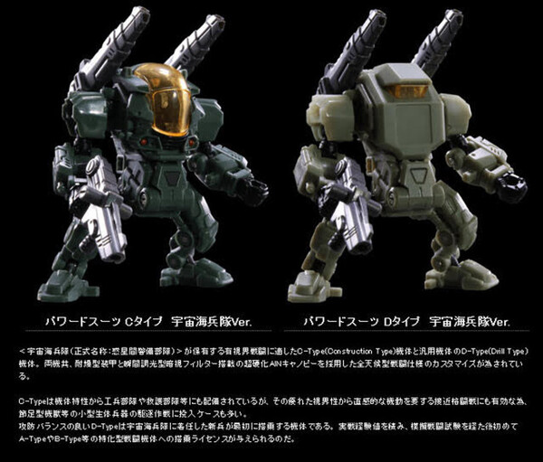 Powered System Set C&D Type/Cosmos Marines Ver (Type D), Diaclone, Takara Tomy, Action/Dolls, 1/60, 4904810974468